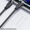 Usams Kabel Usb-C Na Lightning 20W 1,2Mpd Fast Charging Lithe Series Czarny/Black Sj566Usb01 (Us-Sj566)