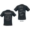 The Ramones Logo Seal Hey Ho Merchandise TShirt MLXl2xl New