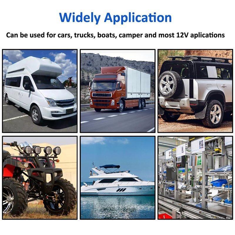 Remote Control 12V Battery Switch Relay Disconnect Cut Off Isolator Switch For Car Battery