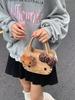 Hello Kitty Cartoon Shoulder Bag For Girls With Pu Material And Spacious Storage