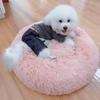 Super Soft Long Plush Pet Furniture Dogs House Cat's Beds Plush Pet Bed Round Mat for Small Medium Pet Accessories