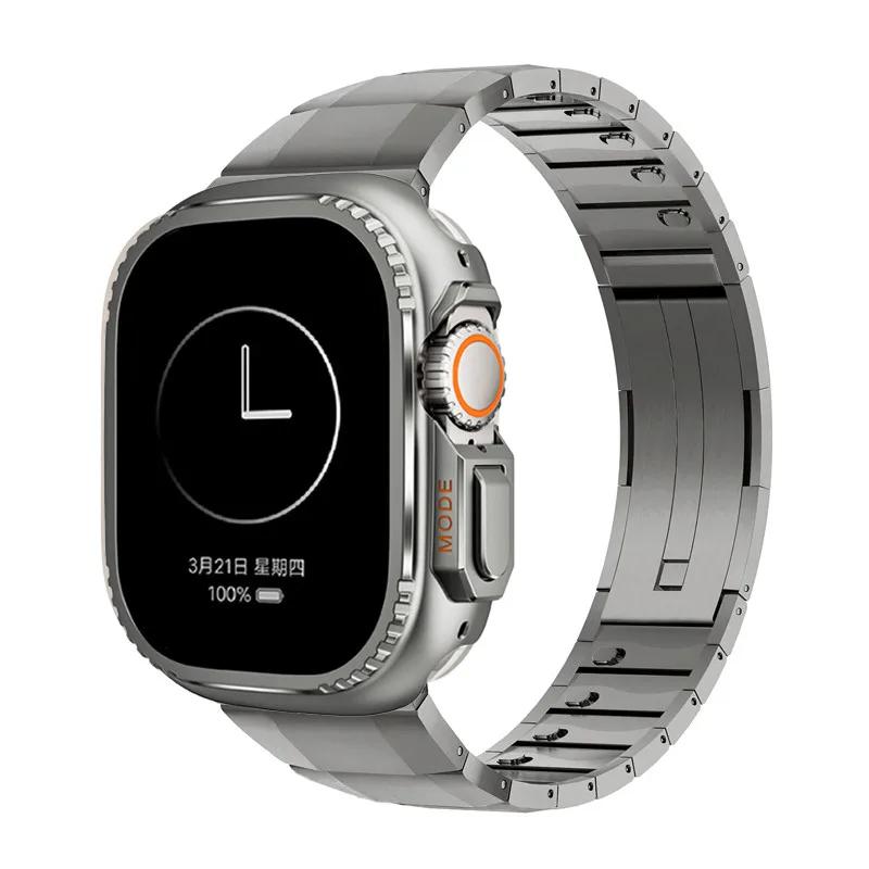 Luksusowa Stal Nierdzewna Koperta+ Pasek Do Apple Watch Seria 11/10 42mm 46 49 45 44mm Metalowy Do Iwatch Ultra3/2/1 9 8 7 6 5 4 SE3/2