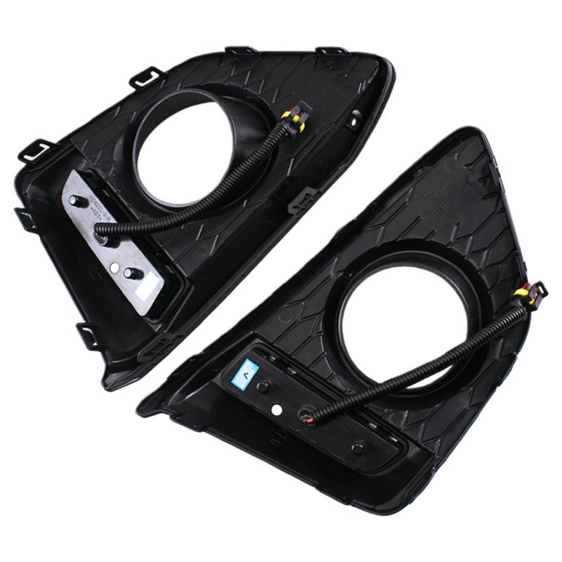 Honda Fit 2014-2016 Fog Light Kit with Headlight Bumper and Daytime Running Lights Assembly