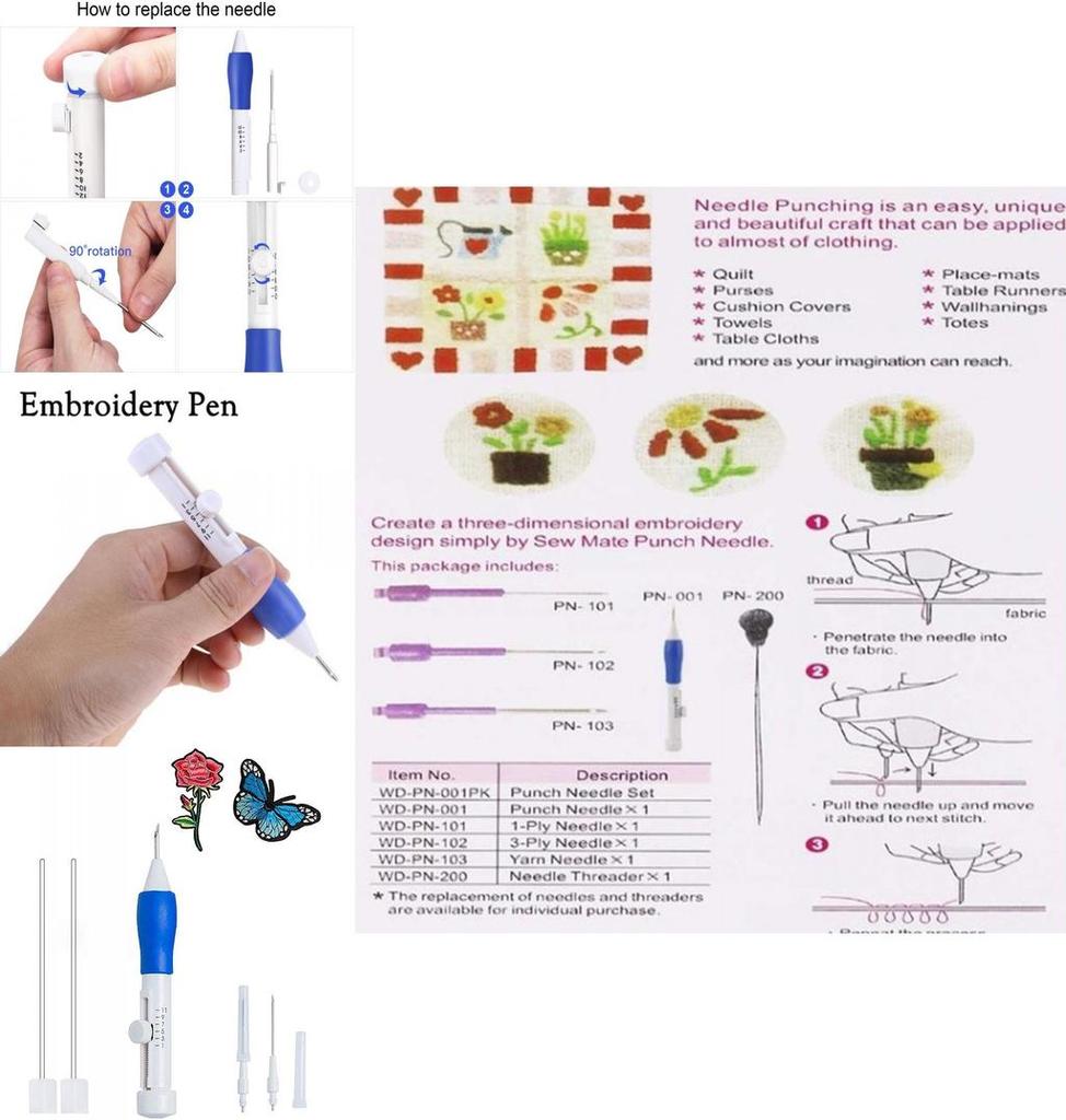 Craft Tool Abs Punch Needles For Beautiful Artwork