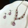 Wedding Women'S Necklace Earrings Set, Bridal Wedding Dress Necklace, Dinner Party Accessories
