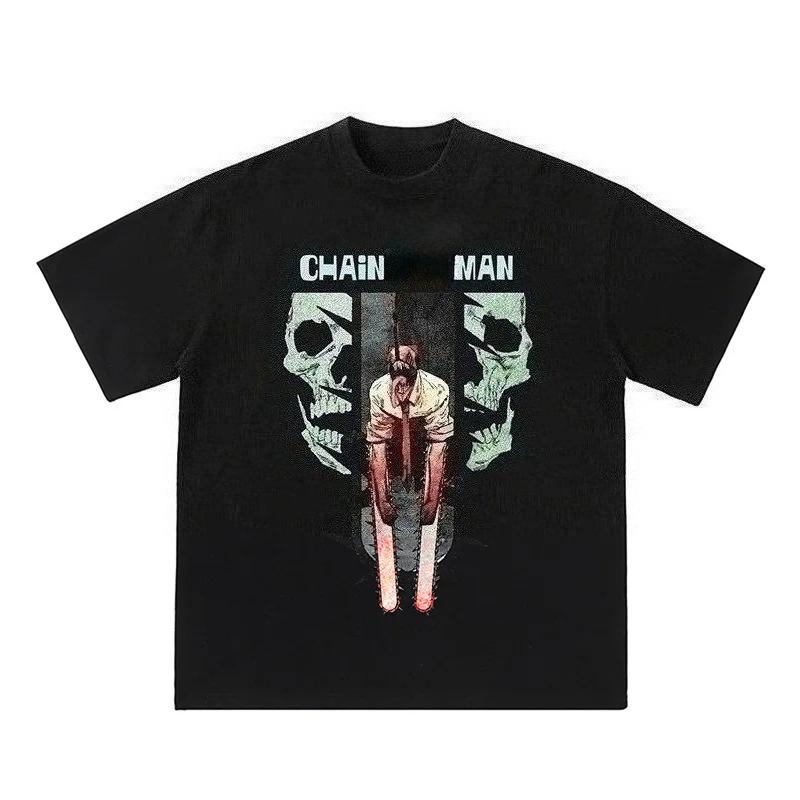 

2025 Women Graphic Print Autumn Pure Cotton Men s and Women s T-shirt Short Sleeve Street Fashion Trend Clothing Anime T-Shirt 4XL