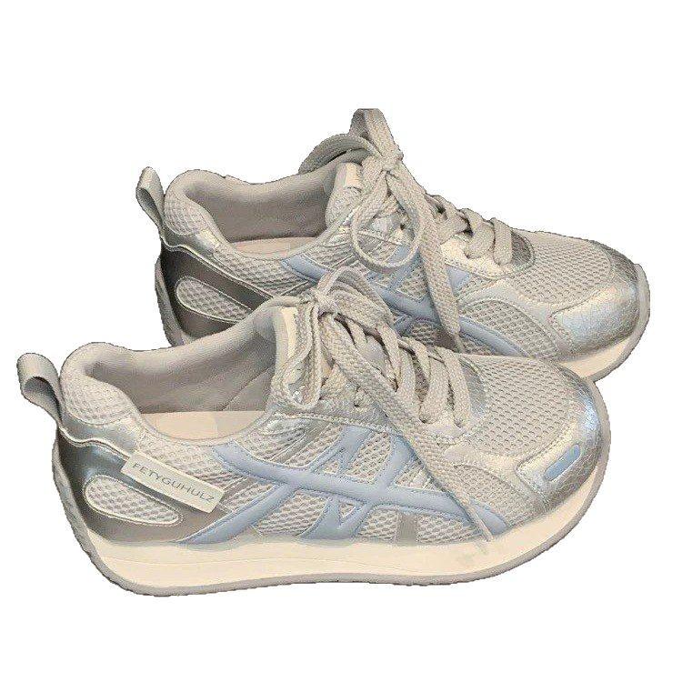 Color Matching Platform German Training Shoes Women's 2025 Spring and Summer Versatile Mesh Breathable Lightweight Sports and Leisure Shoes Forrest Gu