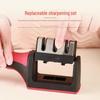 Multifunctional Handheld Three-Stage Kitchen Knife Sharpener for Household Use