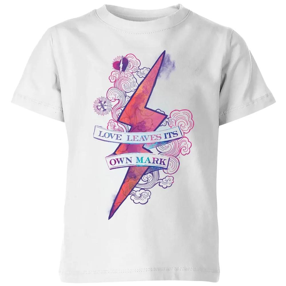 

Harry Potter Love Leaves Its Own Mark Kids T-Shirt - White - 3-4 Years 140