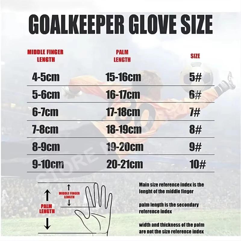 Kids Adults Goalkeeper Gloves Goalie Gloves Thicken Latex Football Soccer Anti-slip Protection Soccer Children Goalie Gloves