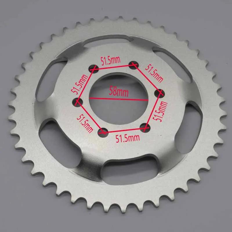 Motorcycle front rear chain sprocket for Benelli TNT25 TNT250 BN251 TRK251 LEONCINO250 / BN TNT TRK LEONCINO 25 / 250 / 251