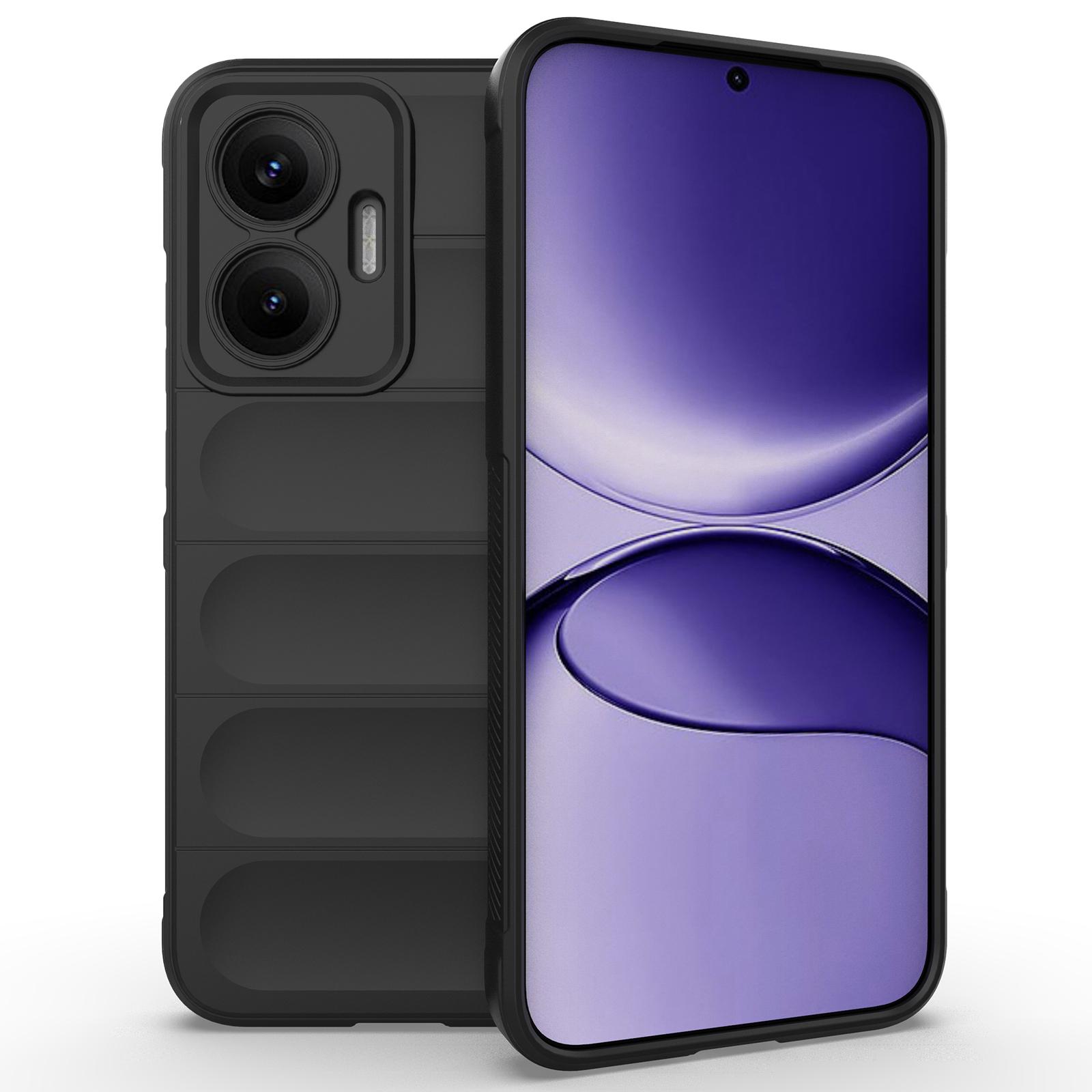 

For Xiaomi Redmi Turbo 4 Pro 5G/Poco F7 5G Case Anti-Drop Soft TPU Rugged Phone Back Cover Black