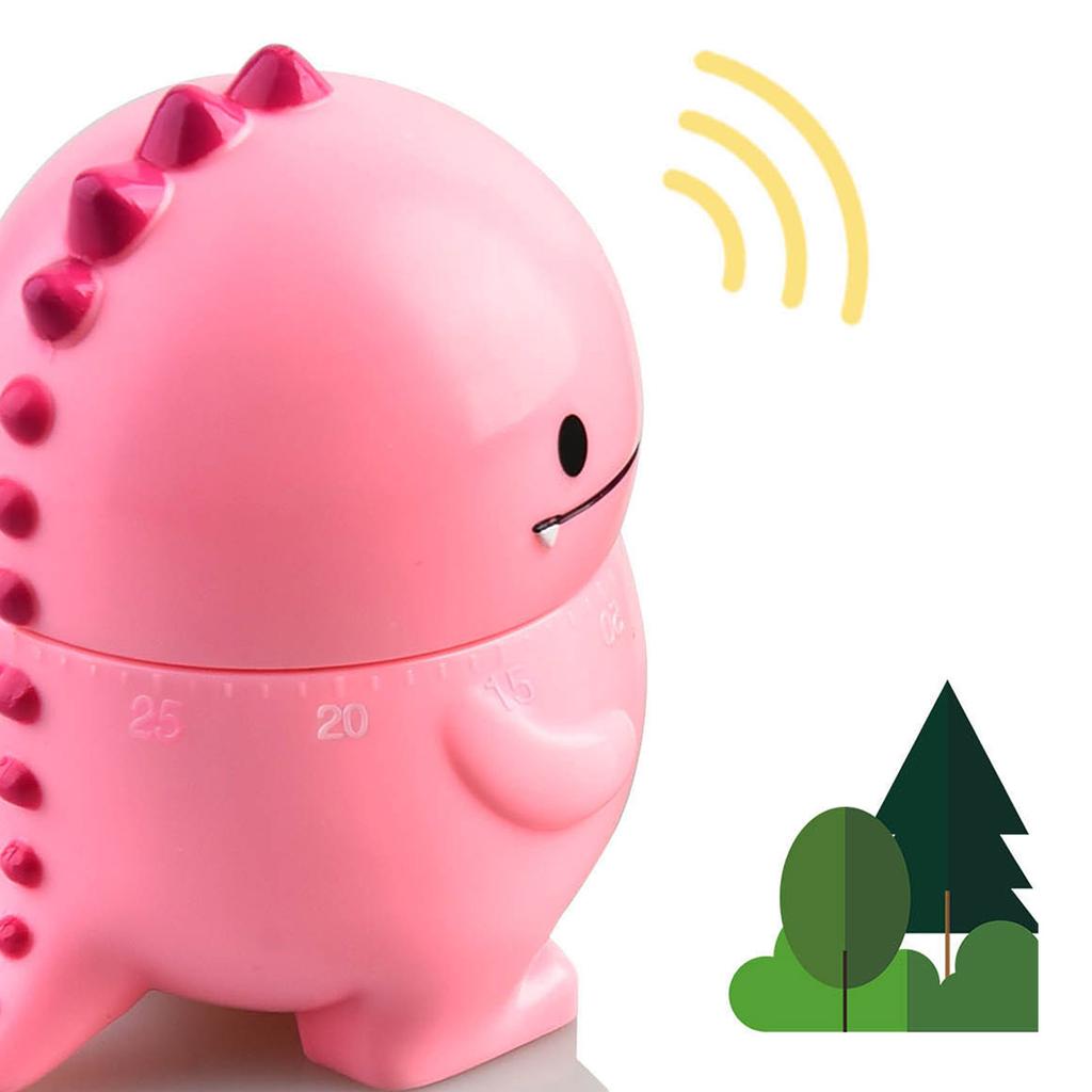Mechanical Fashion Kitchen Timer Practical Timer Dinosaur Cooking Timers Perfect for Home Dorms and Outdoor Activities