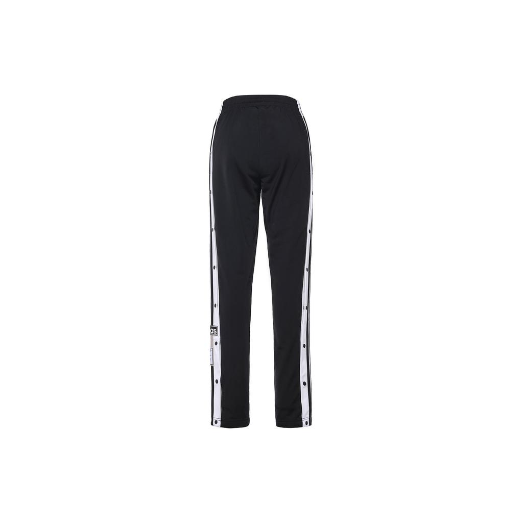 Adidas Originals Casual Wide Leg Snap Knit Sweatpants Women Bottoms Black CV8276
