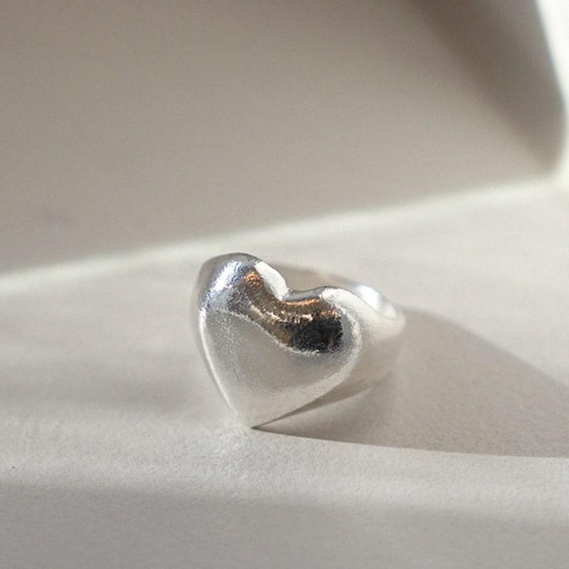 REINDEER [SILVER 925] HOLIDAY HEART RING 02