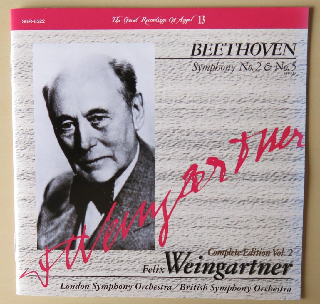 

CD WEINGARTNER, LSO; BRITISH SO - Complete Edition Vol.2 SGR8522 Japan Classical Used