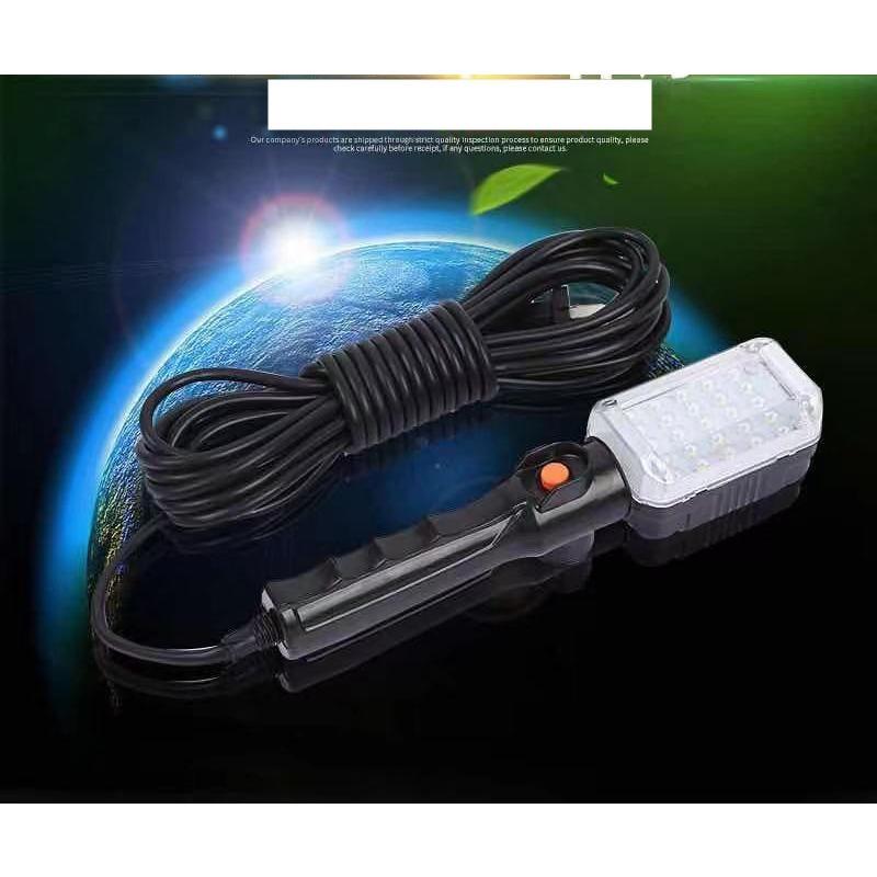AC 220V Ruční magnetická LED kontrolka do auta Pracovní svítilna s háčkem
