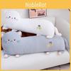 Plush Cartoon Cat Toy Stuffed Doll Sleeping Bed Headrest Decoration Gift Kids