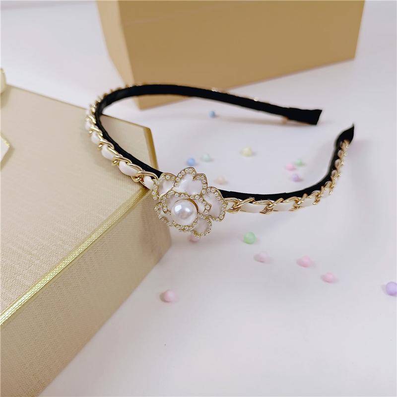 Leather Solid Color Knotted Hairband Knitting Hair Hoop Bow Headband Women Girls Retro Makeup Hair Accessories