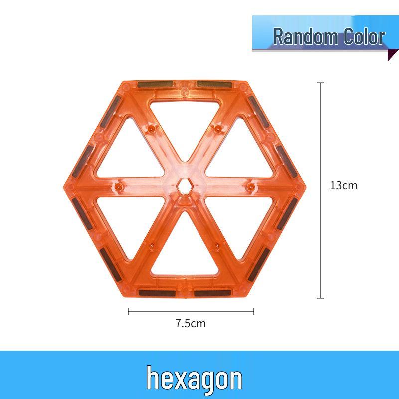 Stained Glass Magnetic Building Blocks for Children - Translucent Toy Set