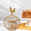 Decorative Egg Storage Basket with Handle for Dining Table Use