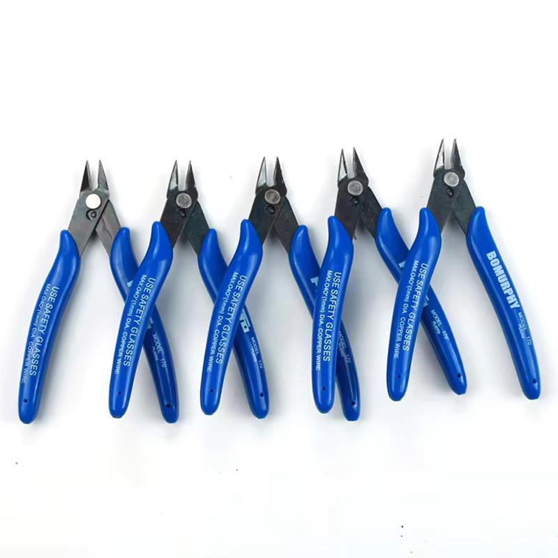 1/3/5pcs 170 Electronic Diagonal Pliers Carbon Steel Pliers Side Cutting Nippers Wire Cutter 3D Printer Parts Hand Tools