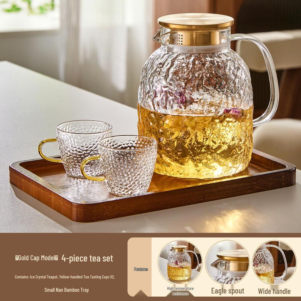 High-Temperature Resistant Glass Kettle Set for Tea and Cold Water Storage