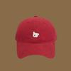 Korean Puppy Embroidery Cap Cotton Snapback Hat Fashion Men Women Baseball Cap  Unisex
