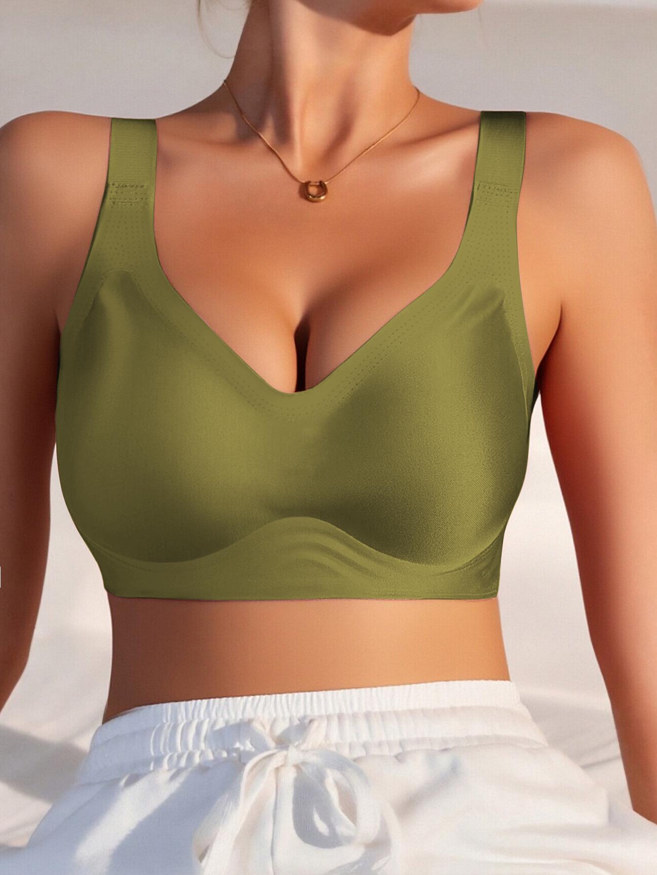 Silk Plus Size Seamless Women s Bra - Minimizes Large Bust