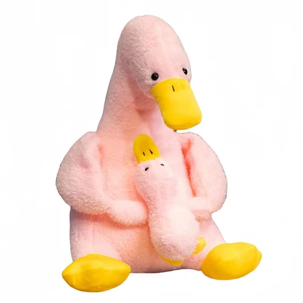 Stuffed Animals Mother and Son Duck Plush Toys Sleeping Lifelike Goose Simulation Duck Plush Doll Kawaii Cartoon