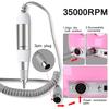 Professional Electric Nail Drill Handle 35000RPM Nail Art Drill Handpiece File Polish Grind Machine Manicure Drill Accessory