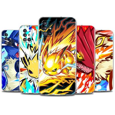 Clear Case For Samsung Galaxy A52 A12 A51 A32 A21s A71 A32 A22 50 A70 A31 A72 5G Phone Cover Anime Cool Pokemon