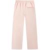 Anta Outdoor Series Solid Color Comfortable Wide Leg Water Resistant Versatile Knitted Sports Pants Women Bottoms Fusang-Pink 962526504-2