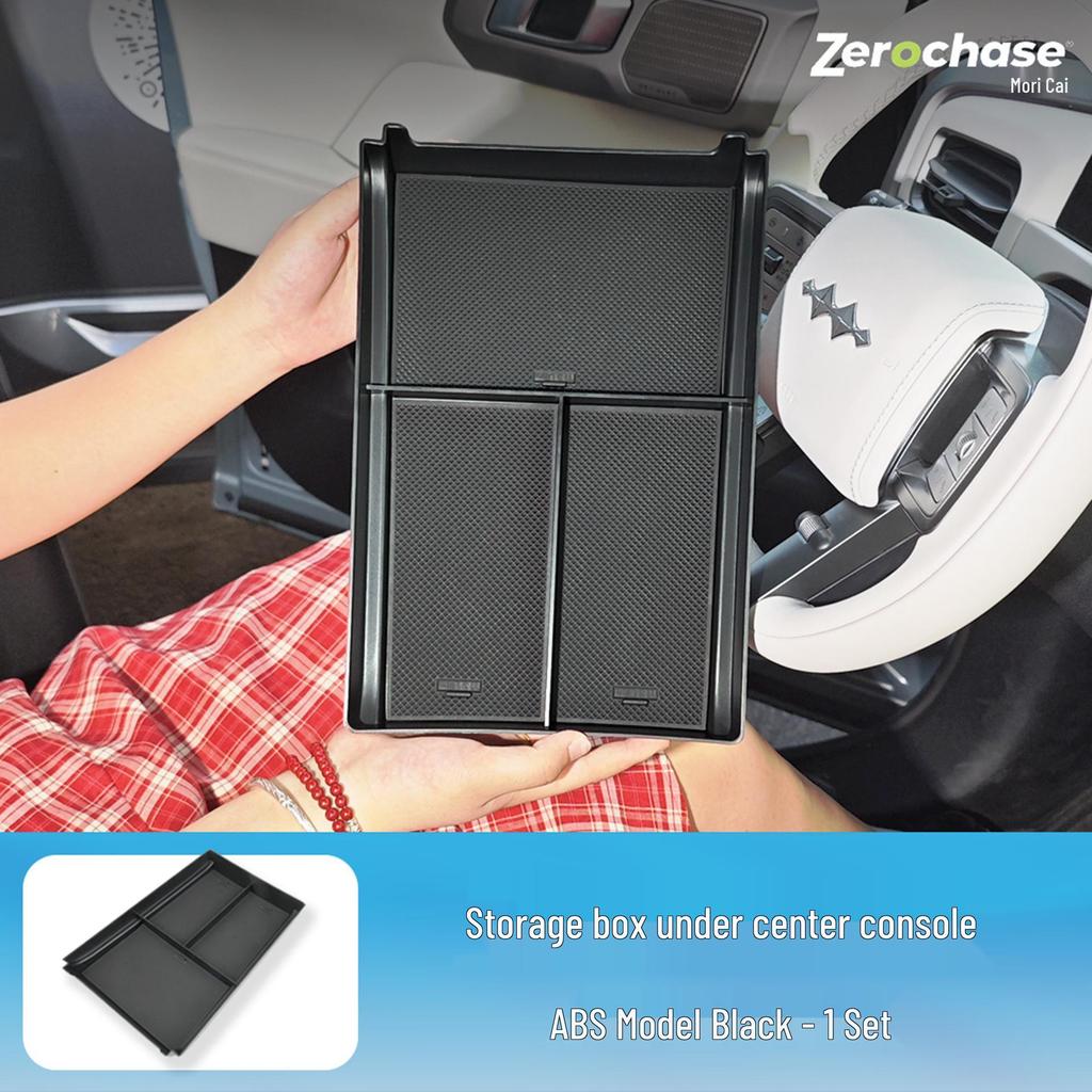 Equation Leopard Titanium 3 Center Console TPE Storage Box Organizer