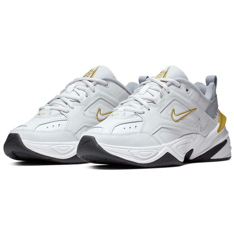 Nike Women's M2K Tekno Platinum Tint Wolf Grey Summit White Celery AO3108-009