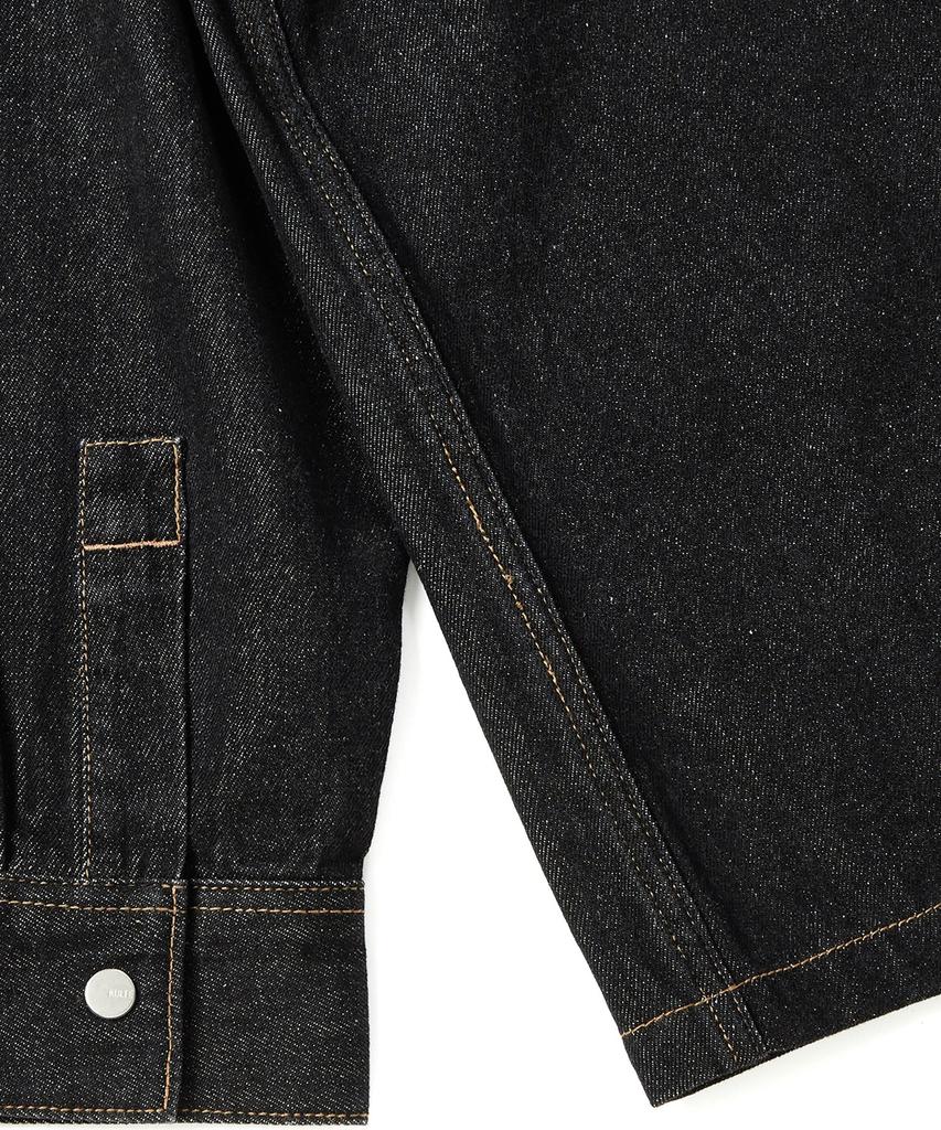 KULTE Washed Work Denim Shirt Black