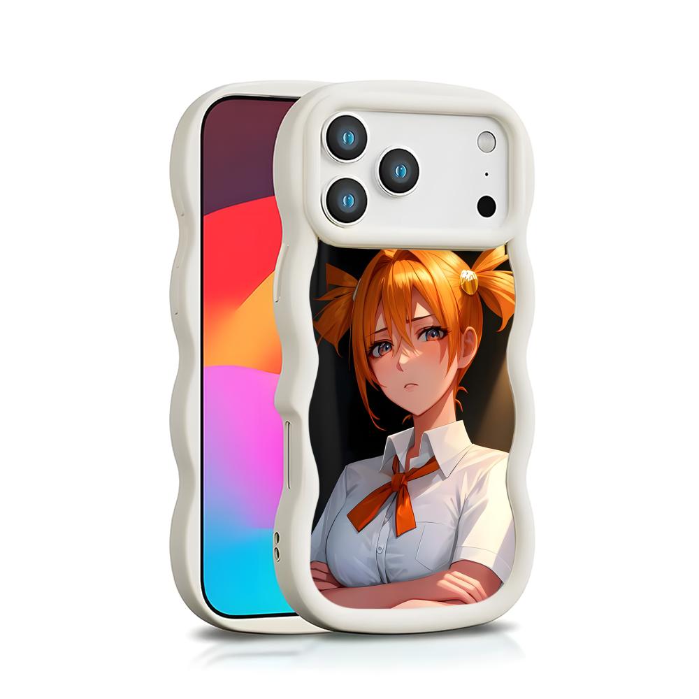 Everlasting Summer Alisa Wavy Edge TPU Mobile Phone Case for iPhone 17 16 15 14 13 12 11 Air Pro Max Plus Colorful Cover