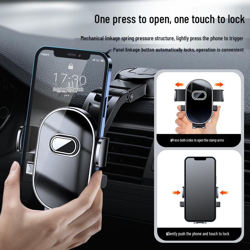2025 Car Phone Holder with Suction Cup for Navigation - Universal Multifunctional Design
