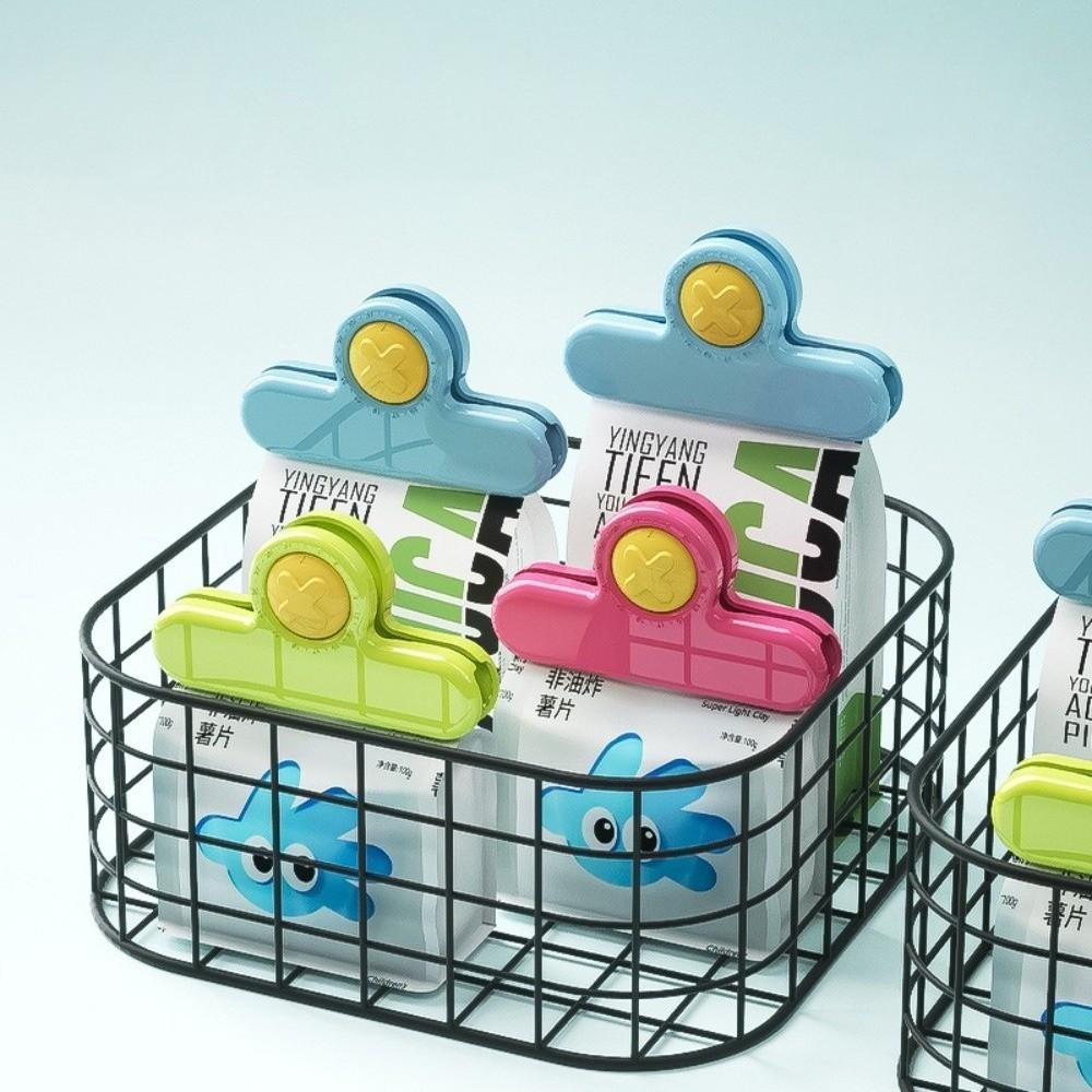 

Moisture-proof Sealing Clamp Magnetic Fresh-keeping Clip New Food Bag Clip Kitchen Supplies зелений