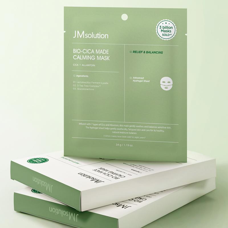 [JM Solution] Bio-Cica Made Calming Mask 34g*4EA