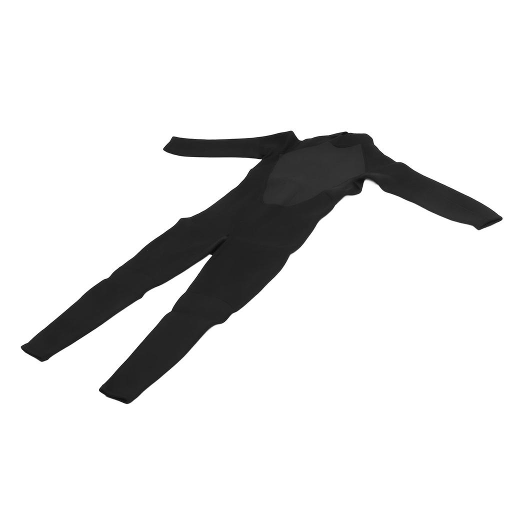 3mm Neoprene Wetsuit UV Full Body Diving Suit Sleeve Front Zip Wetsuit for Diving Snorkeling Surfing Swimming Black