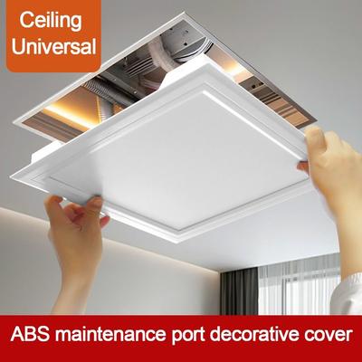 Box Door Lock White Access Panel Door Plastic Removable Inspection Hole ABS Access Hatch Cover Doors Wall Ceiling