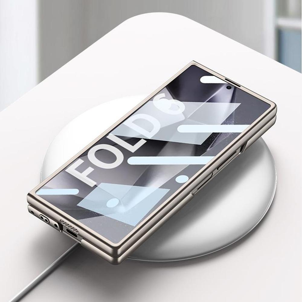 GKK Etui na Samsunga Galaxy Z Fold6 5G Pasek Opaska Twarde PC Pokrowiec na Telefon z Folia na Ekran
