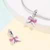 Copper Metal Princess Powder Series Elegant Exquisite Daily Bow Sweet Charm Bead Components Bead Components Compatible With Pan Authentic Original