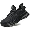 Fashion Lightweight Safety Shoes Work Sneakers Men Puncture-Proof Protective Shoes Breathable Steel Toe Shoes Security Boots Non-slip