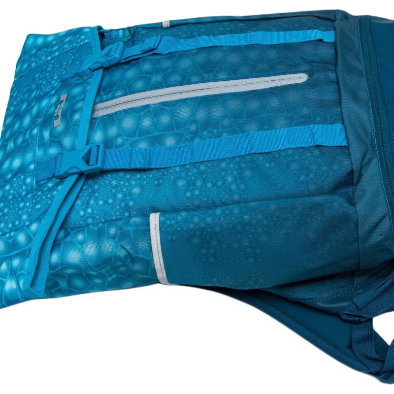 Nike Polyester Bonded EVA Backpack Regular Unisex Peacock Blue Casual BA4750-451