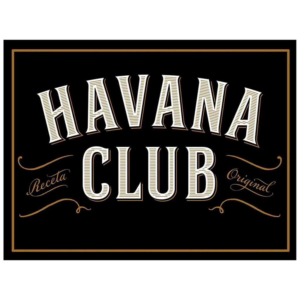 Havana Club Metal Tin Signs Plaque Wall Decoration Vintage Art Posters Iron Painting for Man Cave Home Cafe Garden Club Bar Pub