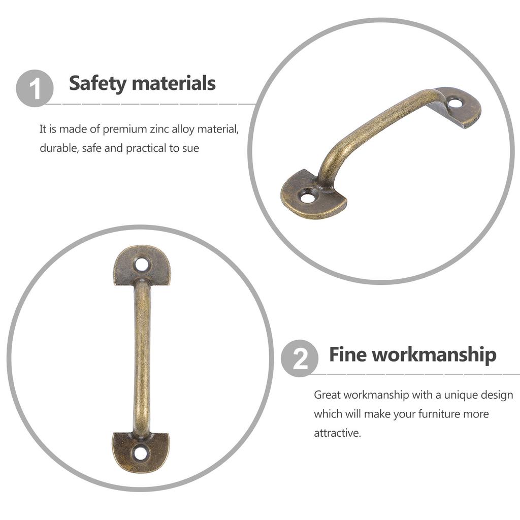 20Pcs Cabinet Pull Handle Zinc Alloy Drawer Knob Set Stylish Replacement for Old Door Furniture in Living Room Dorm