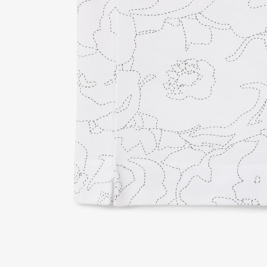 Lacoste Men's Flower Jacquard Short-Sleeve Polo PH3598-54N001
