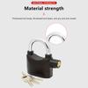 Alarm Lock Anti Theft Alarm Lock Black Anti Theft Security Padlock Waterproof Siren Alarm Lock For Motorcycle Door Windo